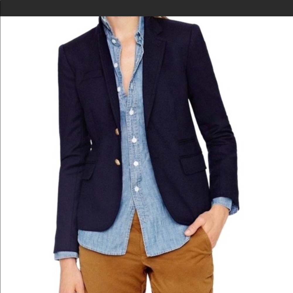 Jcrew Navy Schoolboy blazer size 4